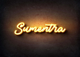 Glow Name Profile Picture for Sumentra