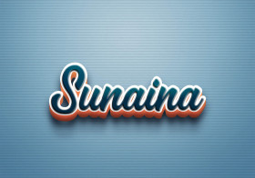 Cursive Name DP: Sunaina