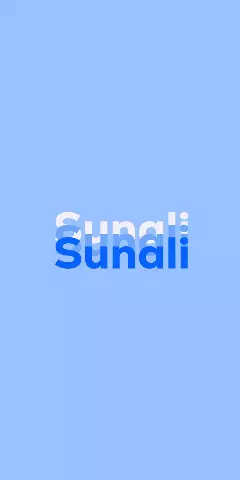 Name DP: Sunali