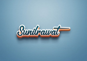 Cursive Name DP: Sunilrawat