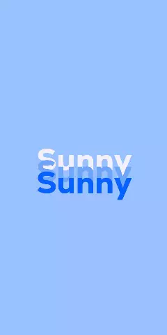 Sunny Name Wallpaper