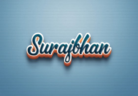 Cursive Name DP: Surajbhan