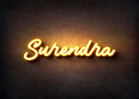 Glow Name Profile Picture for Surendra