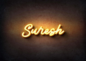 Glow Name Profile Picture for Suresh