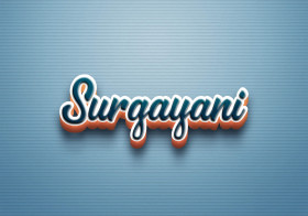 Cursive Name DP: Surgayani