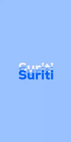 Name DP: Suriti