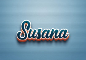 Cursive Name DP: Susana