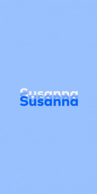 Name DP: Susanna