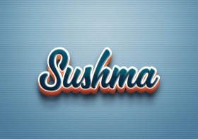 Cursive Name DP: Sushma