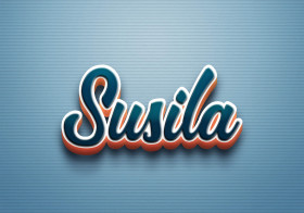 Cursive Name DP: Susila