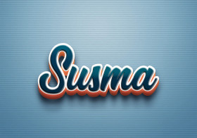 Cursive Name DP: Susma