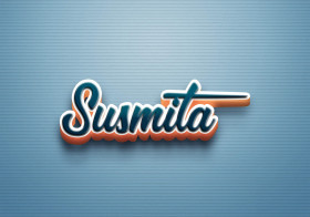 Cursive Name DP: Susmita