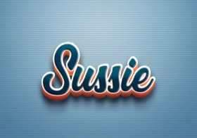 Cursive Name DP: Sussie