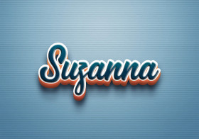 Cursive Name DP: Suzanna