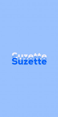 Name DP: Suzette