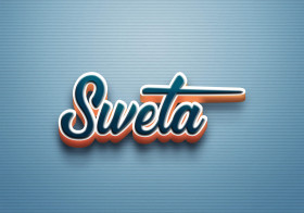 Cursive Name DP: Sweta