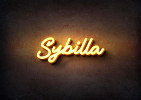 Glow Name Profile Picture for Sybilla