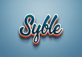 Cursive Name DP: Syble