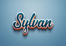Cursive Name DP: Sylvan