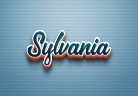 Cursive Name DP: Sylvania