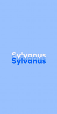 Name DP: Sylvanus