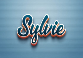 Cursive Name DP: Sylvie