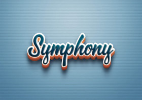 Cursive Name DP: Symphony
