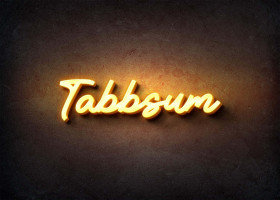 Glow Name Profile Picture for Tabbsum