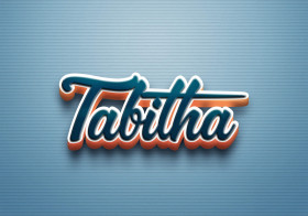 Cursive Name DP: Tabitha