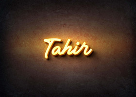 Glow Name Profile Picture for Tahir