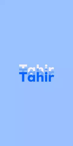 Tahir Name Wallpaper