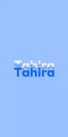 Name DP: Tahira