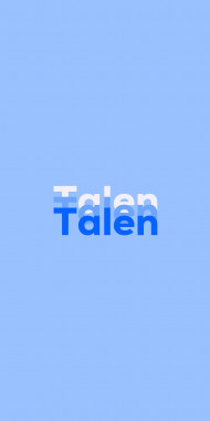 Name DP: Talen