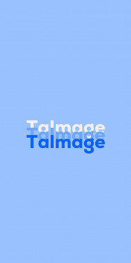 Name DP: Talmage