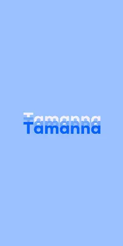 Name DP: Tamanna