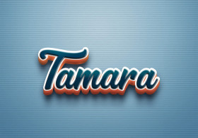 Cursive Name DP: Tamara
