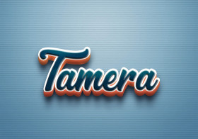 Cursive Name DP: Tamera
