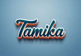Cursive Name DP: Tamika