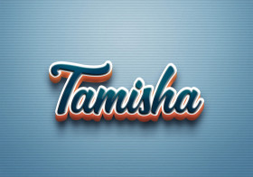 Cursive Name DP: Tamisha