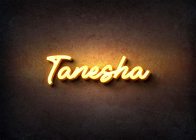 Glow Name Profile Picture for Tanesha