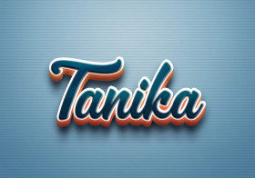 Cursive Name DP: Tanika
