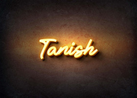 Glow Name Profile Picture for Tanish