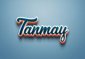 Cursive Name DP: Tanmay