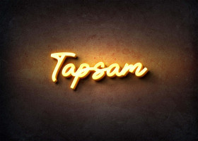 Glow Name Profile Picture for Tapsam