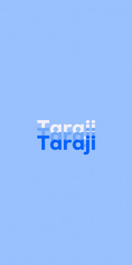 Name DP: Taraji
