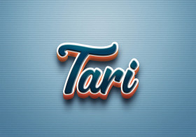 Cursive Name DP: Tari