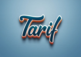 Cursive Name DP: Tarif