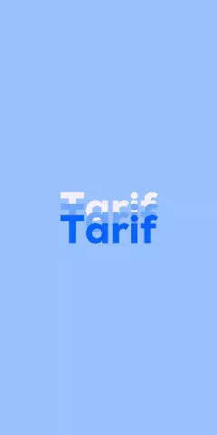 Tarif Name Wallpaper
