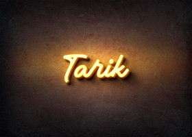 Glow Name Profile Picture for Tarik