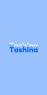 Name DP: Tashina